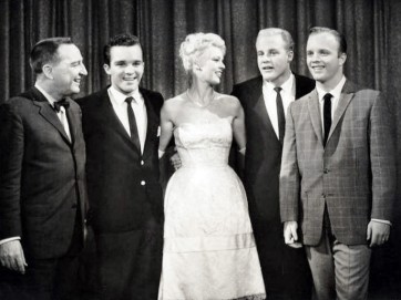 Bing Crosby lost two of his sons to suicide...Dennis and Lindsay. Photo from the television program I've Got a Secret. From left: Garry Moore, Lindsay Crosby, Betsy Palmer, Phillip Crosby, Dennis Crosby.