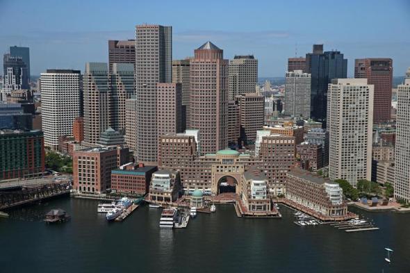 Harbor view of Boston 