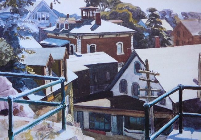 Gloucester Roofs, Edward Hopper, 1928