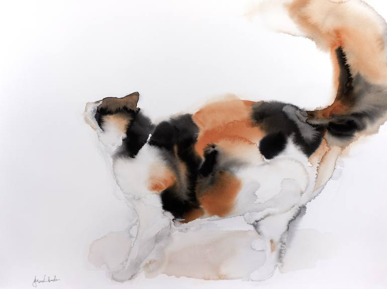 Calico Cat, by Agnes Bodor