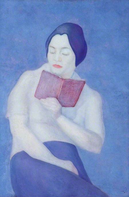 Reuss, Albert, 1889-1975; Lady Reading a Book